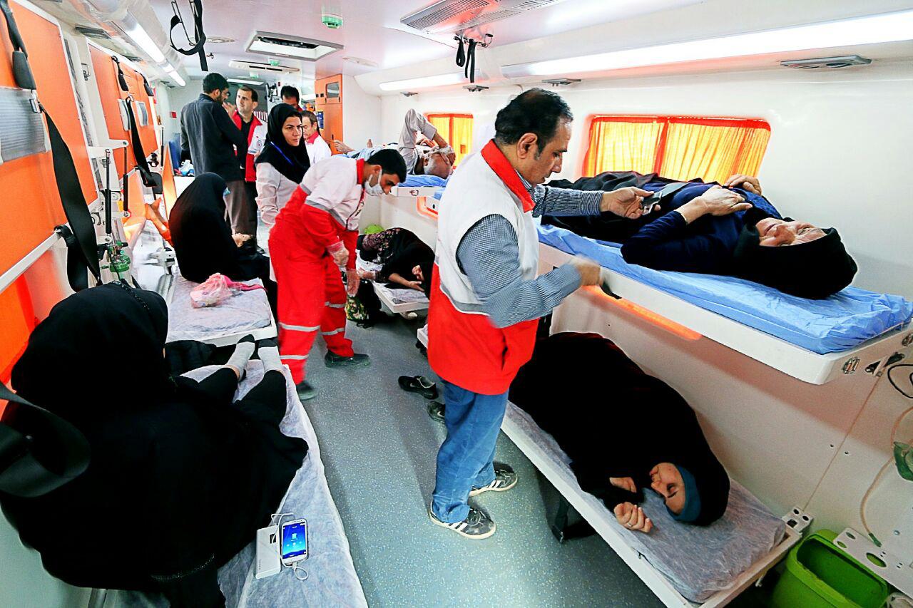 استقرار 4 قرارگاه مرزی مجهز به بالگرد و آمبولانس در مرزهای تردد زائران/ بهره‌مندی از توان خدماتی قریب به 13 هزار نفر - روز نیروی عملیاتی